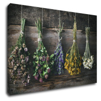 Impresi Obraz Suché květiny - 90 x 60 cm