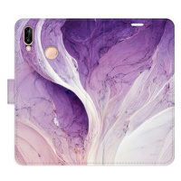 iSaprio flip pouzdro Purple Paint pro Huawei P20 Lite