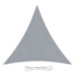 Blumfeldt Trojúhelníková sluneční clona, 3 × 3 × 3 m, polyester, prodyšná