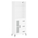 vidaXL Skříň highboard bílá 69,5 x 34 x 180 cm kompozitní dřevo