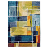 Modro-žlutý koberec Universal Lenny Multi, 120 x 170 cm