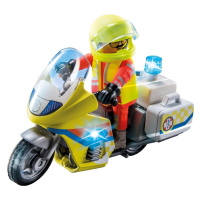 Playmobil 71205 záchranářský motocykl s blikajícím světlem