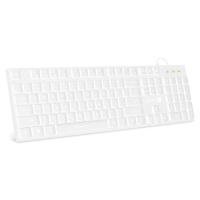 CONNECT IT Chocolate WhiteStar kancelářská podsvícená klávesnice (CZ + SK verze) bílá CKB-5052-C