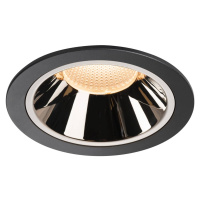 SLV BIG WHITE NUMINOS DL XL vnitřní LED zápustné stropní svítidlo černá/chrom 2700 K 55° 1003993