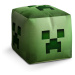 Sablio Taburet Cube Green Blocks: 40x40x40 cm