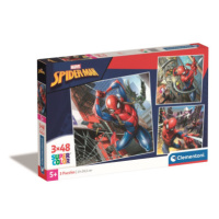 Clementoni - Puzzle 3x48 Square Marvel Spider-Man