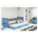 BMS Dětská postel s přistýlkou RICO 2 | šedá 90 x 200 cm Barva: Zelená
