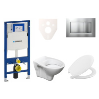 Cenově zvýhodněný závěsný WC set Geberit do lehkých stěn / předstěnová montáž+ WC S-Line S-line 