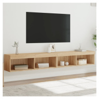 vidaXL TV skříňky s LED osvětlením 2 ks dub sonoma 100 x 30 x 30 cm