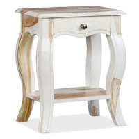 Noční stolek, masivní sheeshamové dřevo, 40x30x50 cm