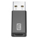 Adaptér Cellularline z USB na USB-C pro nabíjení i datový přenos, černý