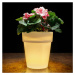 Garthen Sada 3 ks solárních květináčů - 3 LED, teple bílá