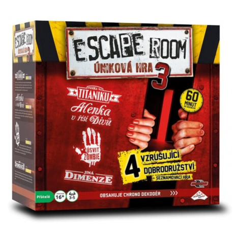 Escape Room 3: úniková hra - 4 scénáře BLACKFIRE