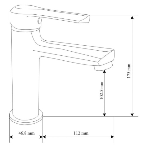 MEXEN/S Saber DF05 Set umyvadlové a vanové baterie s příslušenstvím, černá 72103DF05-70