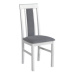Jídelní židle NILO 2 Tkanina 36B Bílá