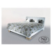 New Design Manželská postel CASSA 160 | ND3 Varianta: s roštem / ND3 s matrací CONTINENTAL