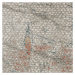 Koberec RUSTIC TEXTURES 15 GREY/RUST