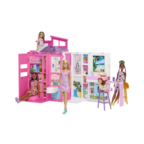 Barbie domek s panenkou Mattel