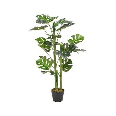 Umělá rostlina monstera s květináčem zelená 100 cm SHUMEE