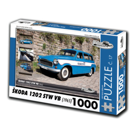 RETRO-AUTA Puzzle č. 17 Škoda 1202 STW VB (1965) 1000 dílků 120535