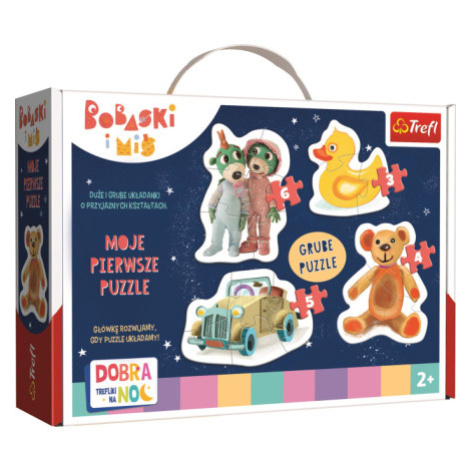 Trefl Baby puzzle Dobrou noc, Treflíci 4v1 (3,4,5,6 dílků) 140421