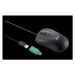 FUJITSU myš M530 USB - 1200dpi Laser Mouse Combo - redukce USB PS2, 3 button Wheel Mouse with Ti