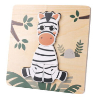 Zopa Dřevěné puzzle malé Zebra