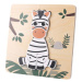 Zopa Dřevěné puzzle malé Zebra