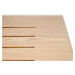 Doppler EXPERT WOOD antracit - gastro barový hliníkový zahradní stůl s dekorem dřeva - 90 x 90 x
