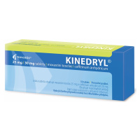 Kinedryl 25 mg/30 mg 10 tablet