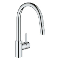 Dřezová baterie GROHE Eurosmart Cosmopolitan s vytahovací sprškou chrom 31481001