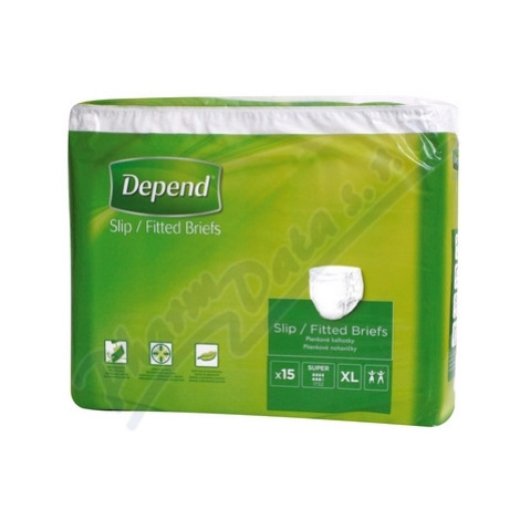 Depend Slip Super inkont.kalhotky vel.XL 15ks