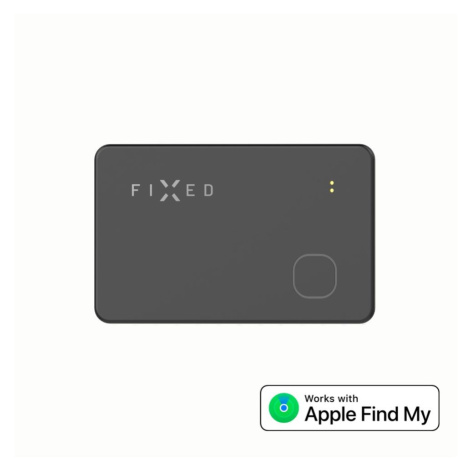 FIXED Tag Card s podporou Find My bezdrátové nabíjení černý