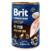 Brit Premium by Nature 6 x 400 g - ryba s rybí kůží