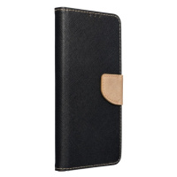 Flipové pouzdro Fancy Diary pro Samsung Galaxy A03s, černá/zlatá