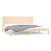 Rám postele masivní dřevo 180 × 200 cm Super King, 3104623