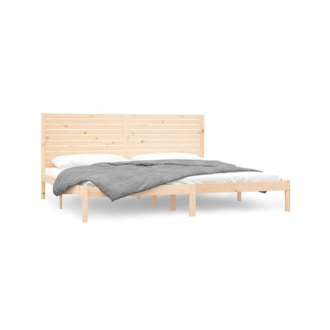 Rám postele masivní dřevo 180 × 200 cm Super King, 3104623 SHUMEE