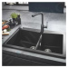 Grohe 31657AP0 - Kompozitní dřez K700 s odtokem, 84x56 cm, granitová černá