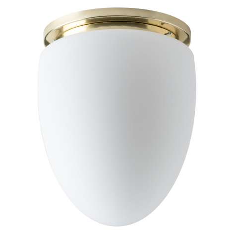 OS MIR46185 MIRA stropní skleněné svítidlo mosaz leštěná / bílá IP41 75W E27 HF (původní kód OS  OSMONT