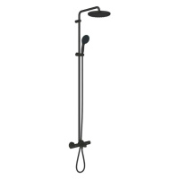 GROHE Vitalio Start Sprchový set s vanovým termostatem, průměr 25 cm, 2 proudy, matná černá 2698