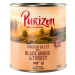 Výhodné balení Purizon Adult - bez obilovin 24 x 800 g - Black Angus a krůtí s batáty a brusinka