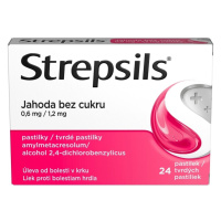 Strepsils Jahoda bez cukru 0,6MG/1,2MG PAS 24