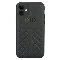 Originální kožené pouzdro Audi na iPhone 12/12 Pro 6,1 černo/černé