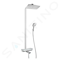 Hansgrohe 27113000 - Sprchový set Showerpipe 360 s vanovým termostatem, 3 proudy, chrom