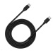 CANYON kabel UC-12, USB-C – USB-C, 100W, 20V/5A, 2m, černá - CNS-USBC12B
