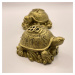 Šoška Feng Shui - 2 želvy, Zlatá