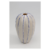 KARE Design Bílá keramická váza Coral 22cm