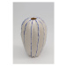 KARE Design Bílá keramická váza Coral 22cm