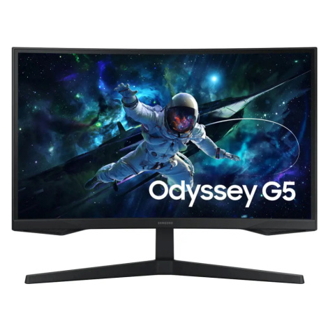 Samsung Odyssey G5/LS27CG554EUXEN/27"/VA/QHD/165Hz/1ms/Black/2R