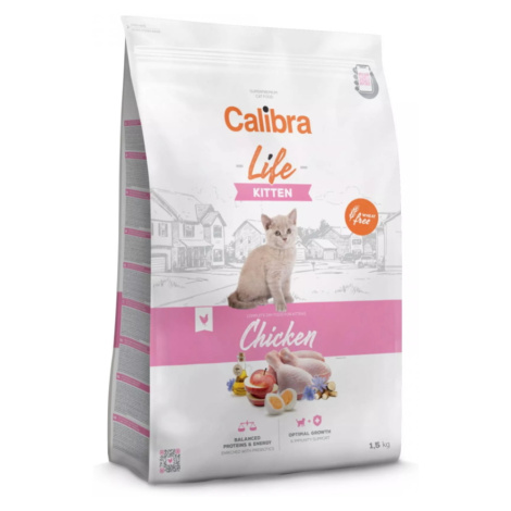 CALIBRA Life Kitten Chicken granule pro koťata 1,5 kg